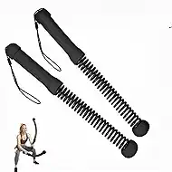 Weighted Ropeless Battle Ropes,Cordless Workout Ropes for Home Gym, Portable Exercise Rope for Strength Building, HIIT and Low-Impact Aerobic Training for Women&Men (Black)