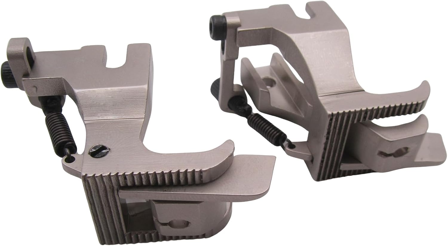 CKPSMS Brand - Left+Right Spring Edge Guide Walking Foot #GL141+GR141 Compatible with/Replacement for JUKI Brand DU-141,DU-1181,DU-1181N Typical Brand GC6-6 Jack Brand H5,H6 CONSEW Brand 205RB (1/8")