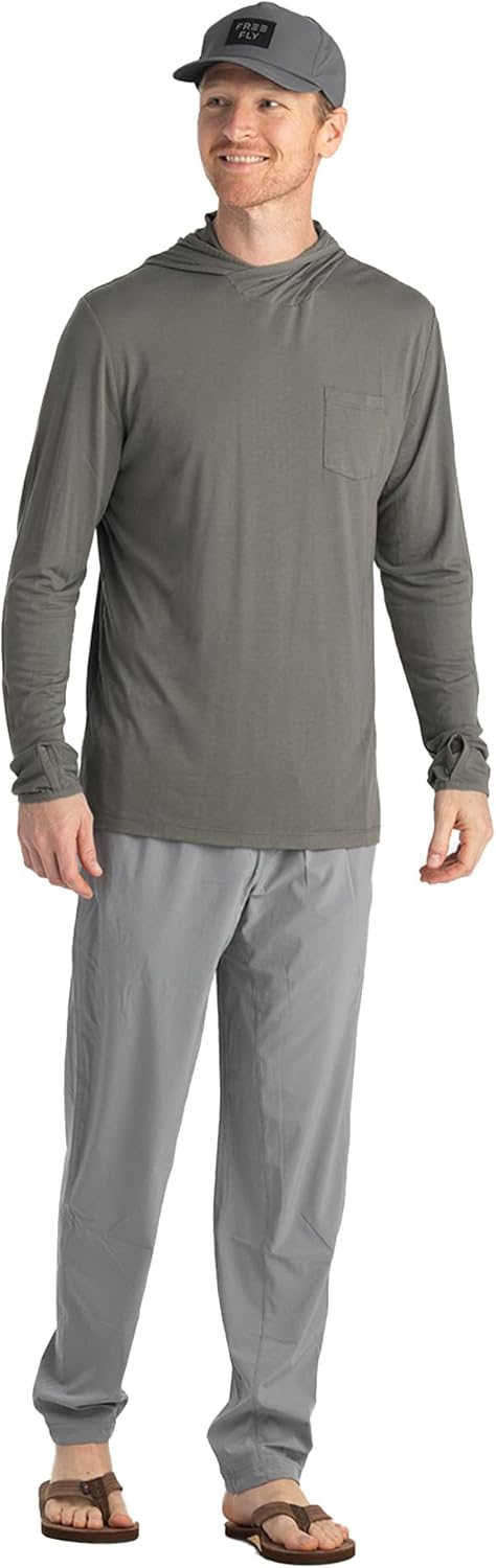Free Fly Men's Lightweight Hoodie - UPF 20+ Sun Protection Hoodie for Men - Breathable Long Sleeve Sun Shirt for Fishing - Image 5