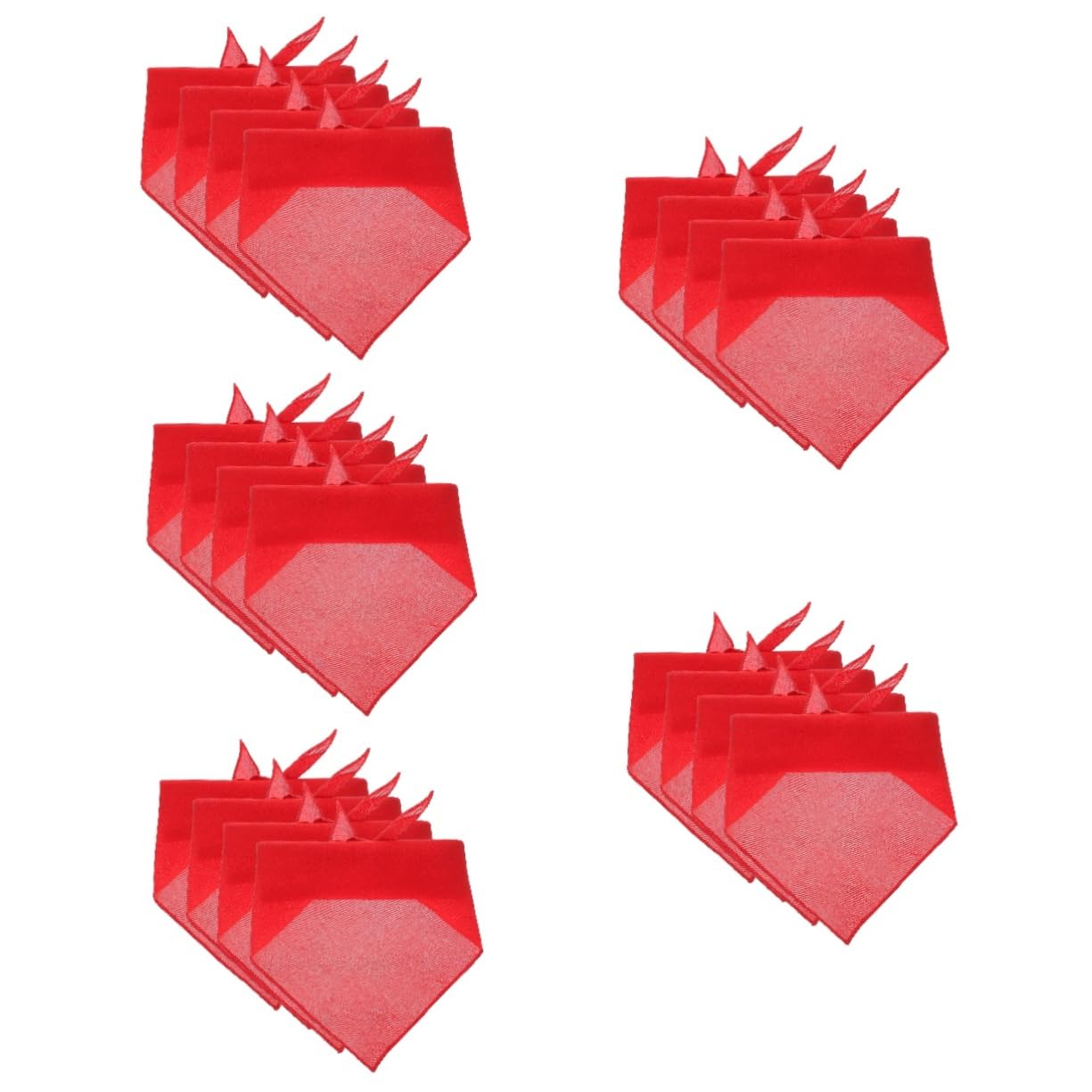 Écharpe triangle chien lavable pour stopper les salissures de salive
