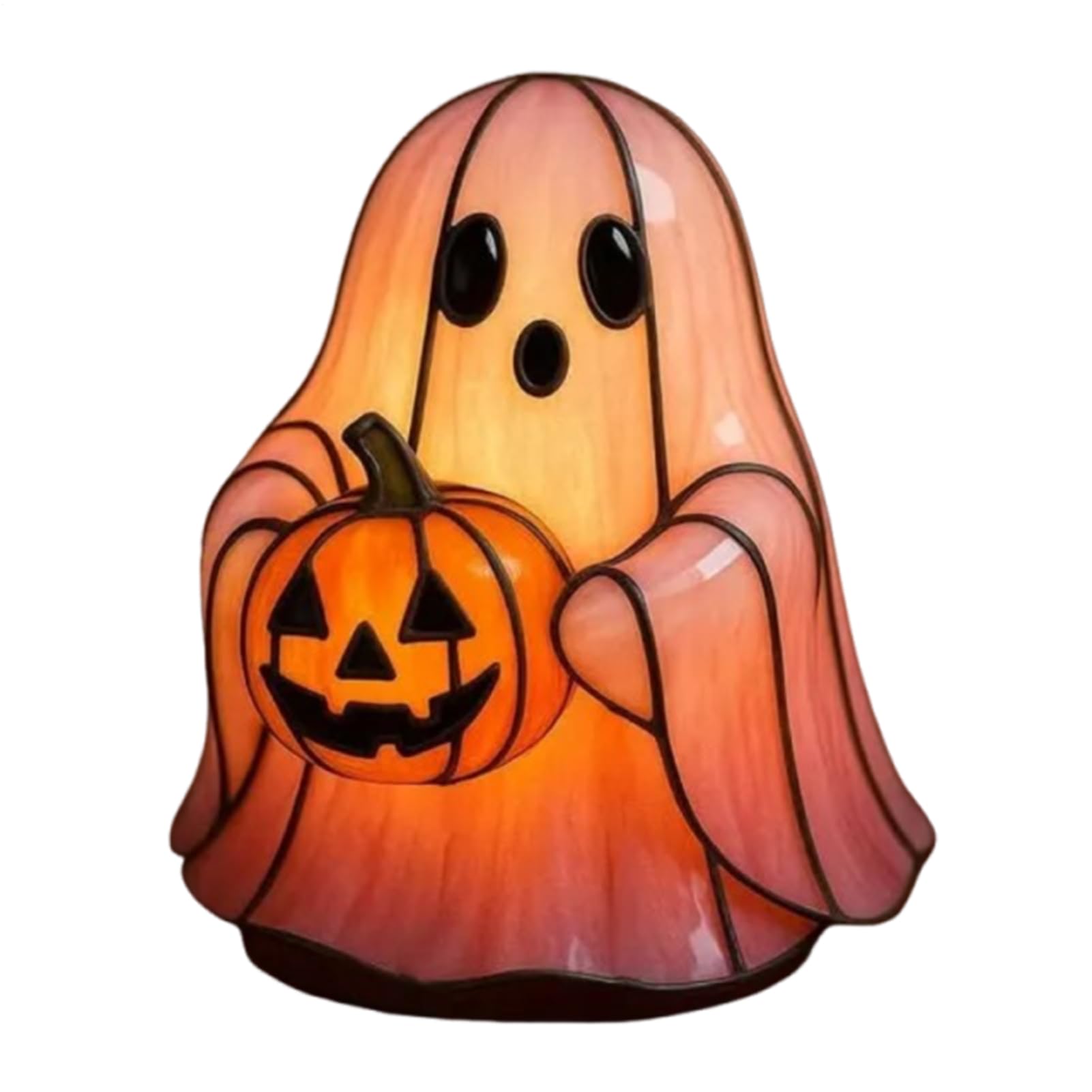Genérico Lámpara de Halloween - tu Fantasma,Decoración LED Portátil para Estanterías Habitación Infantil Dormitorio Mesa Decoración Interior de Hogar