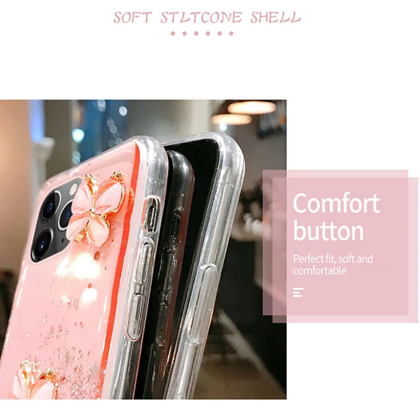 PekaTech Hoesje met Telefoon Ketting voor iPhone 12 Mini