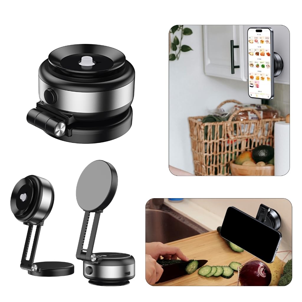 Supporto magnetico per auto con ventosa per parabrezza
