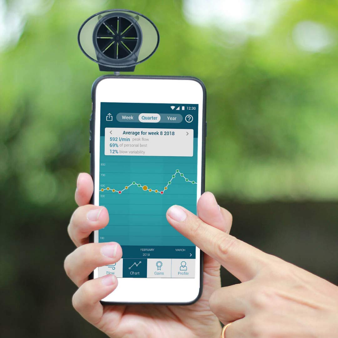 Buy Smart Peak Flow Meter Easy Peak Flow Charts & All Readings