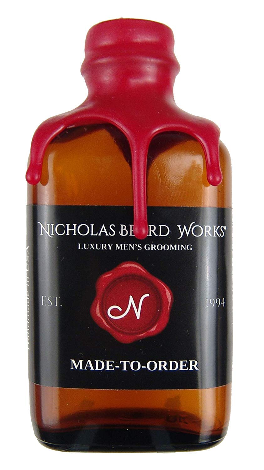Nicholas Beard Works Premium Beard Oil Dragon’s Blood 2oz Pump All Natural Handmade