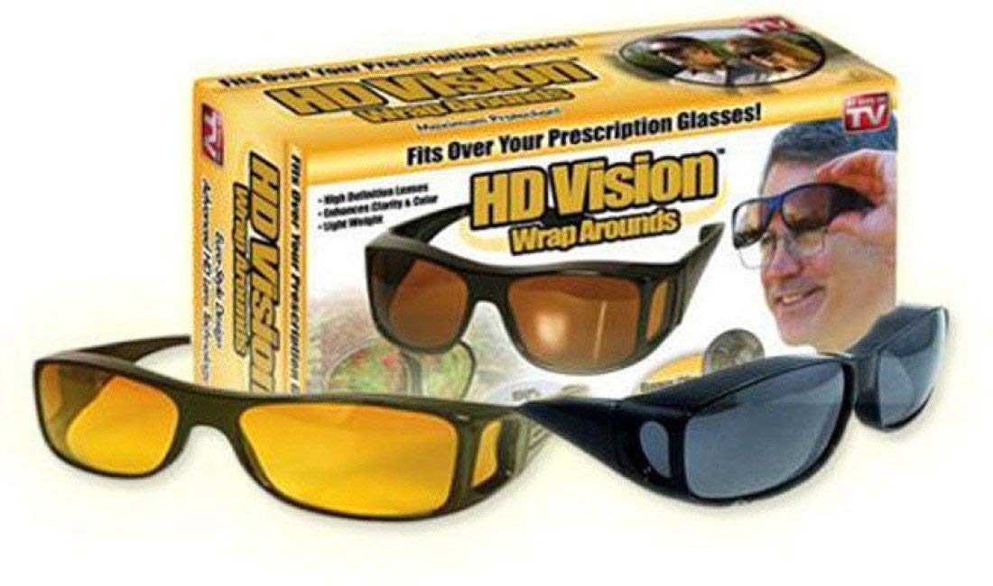 saleshop365� Day & Night HD Vision Goggles Anti-Glare Polarized Sunglasses Men/Women Driving Glasses Sun Glasses UV Protection car Drivers - same as seen on tv-image-1