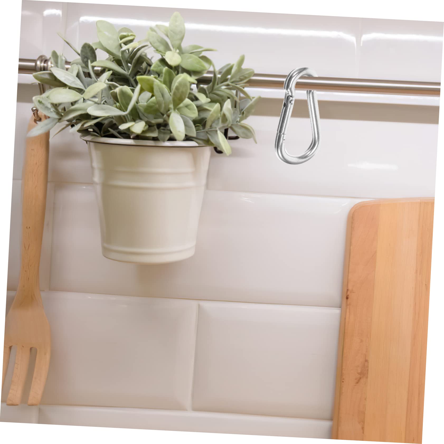 Mikikit Ceiling Hooks for Hammocks Pad Eye Plate Heavy Duty for Swing Fan Lights Wall Ceiling Mount