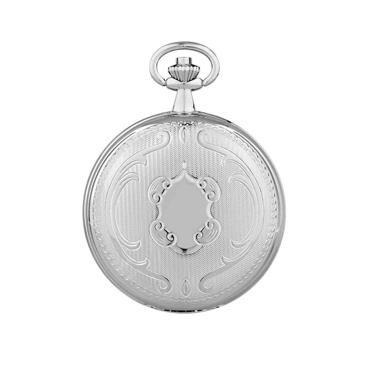 Hermann Jäckle Herren Taschenuhr Bayreuth Skelett 50 mm | Handaufzugswerk, Double Hunter Gehäuse, Skelett-Design, römische Ziffern, inklusive Kette und Reiseetui