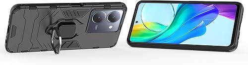 Miniatura 4 de Kukoufey Funda compatible con Vivo Y36 4G, compatible con Vivo Y27 5G, soporte magnético para automóvil compatible con Vivo Y36 V2247  Y36 5G V2248