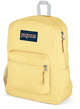 JanSport Cross Town Backpack, Pale Banana, 17 JanSport Cross Town Backpack, Pale Banana, 17