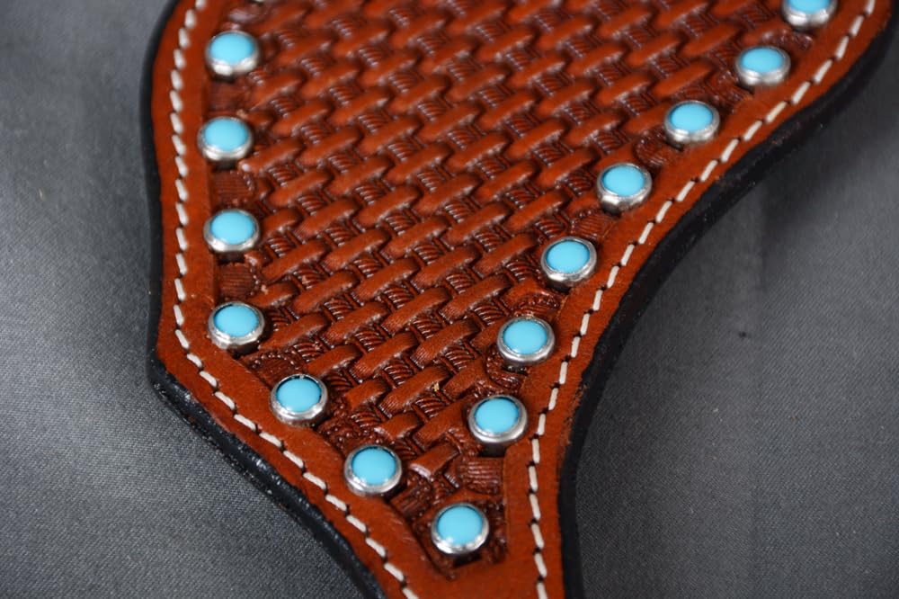 Showman Youth Brown Steel Spurs w/Silver Engraved Overlay & Copper Studs