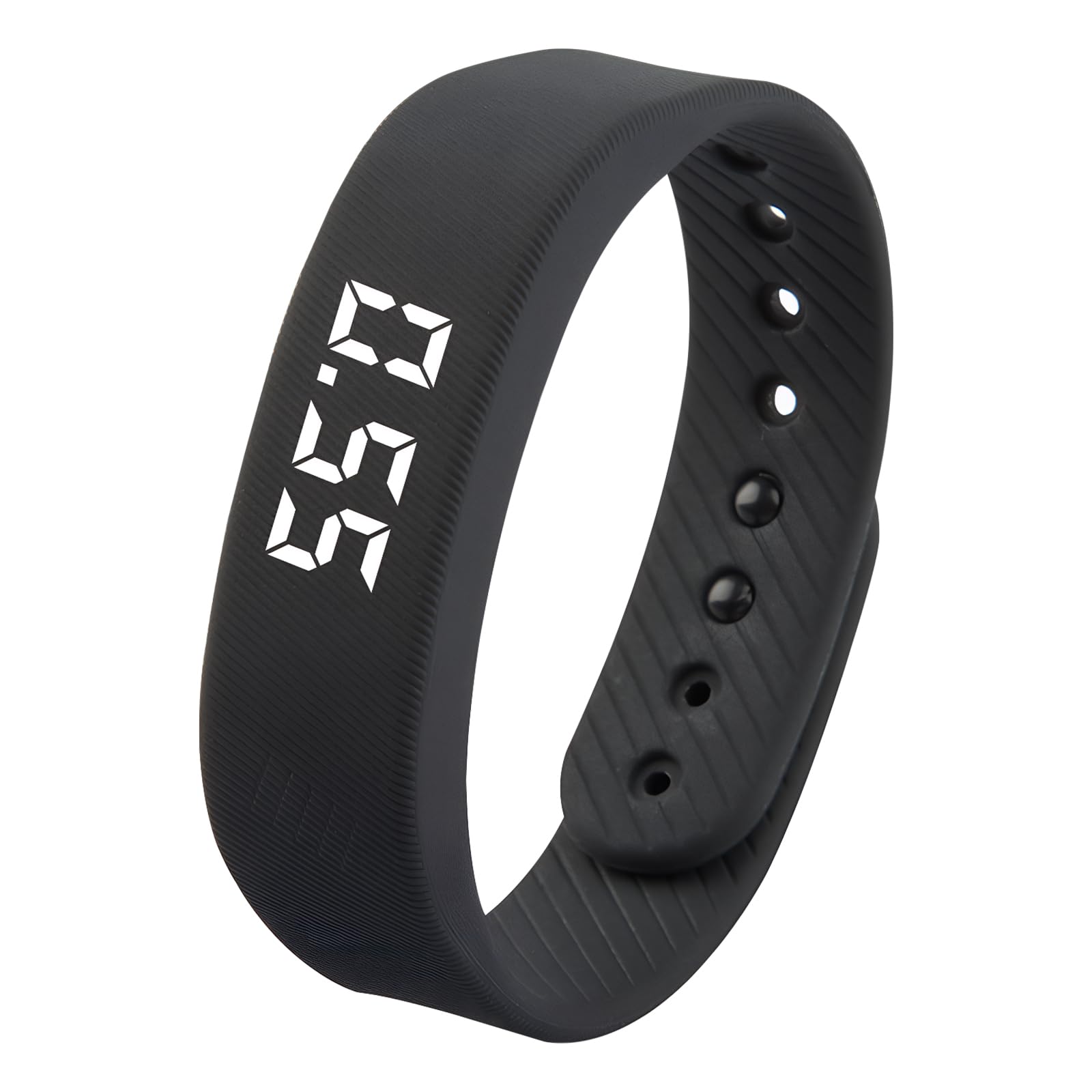 LINXINS Silent Vibrating Alarm Wristband, Waterproof Wrist Alarm Clock,Temperature Measurement 3 Times per Day with up to 10 Alarms for Deep Sleepers Hearing Impaired Deaf