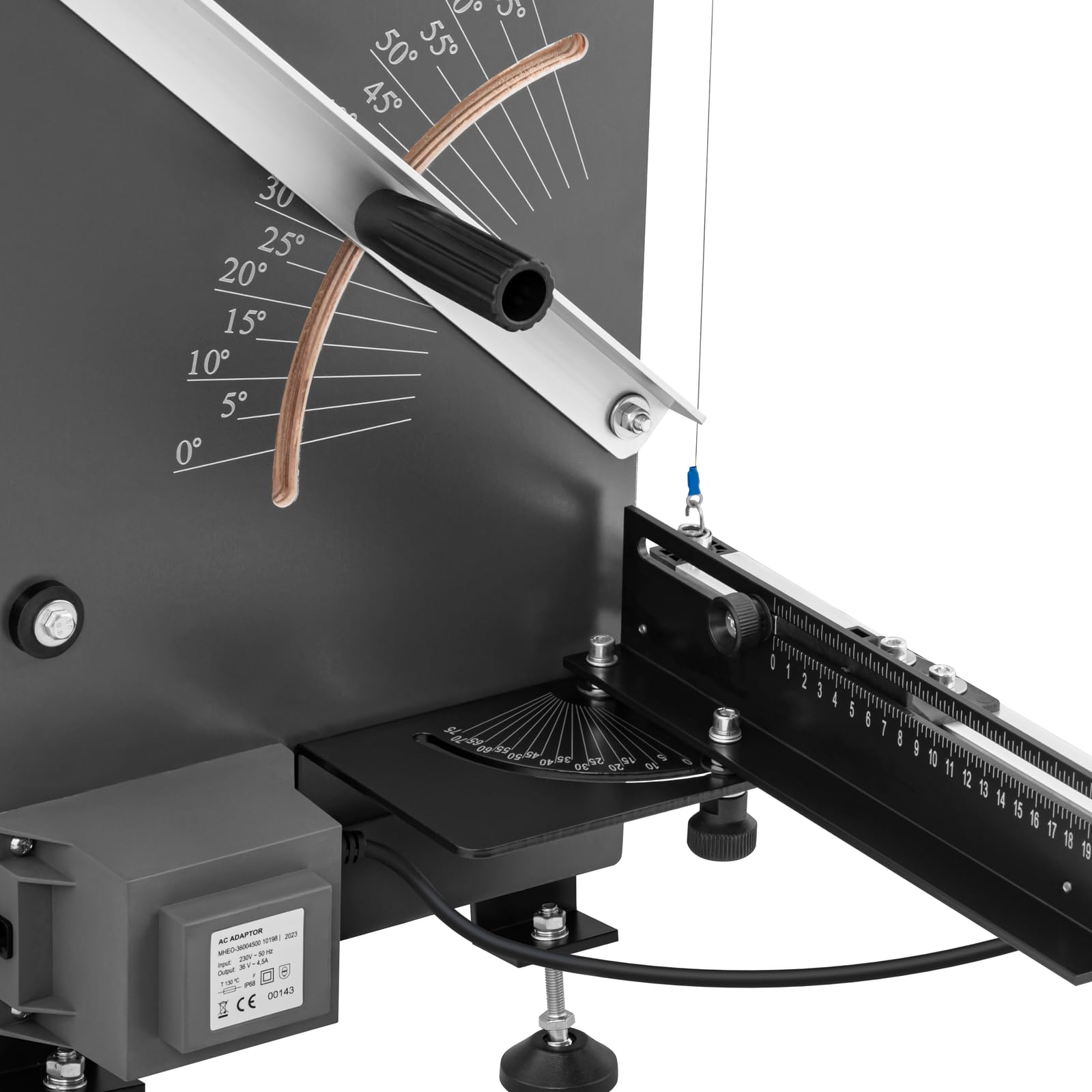 MSW nóż do styropianu ze stojakiem 160 W 1070 mm / 350 mm w zestawie drut do cięcia styropianu
