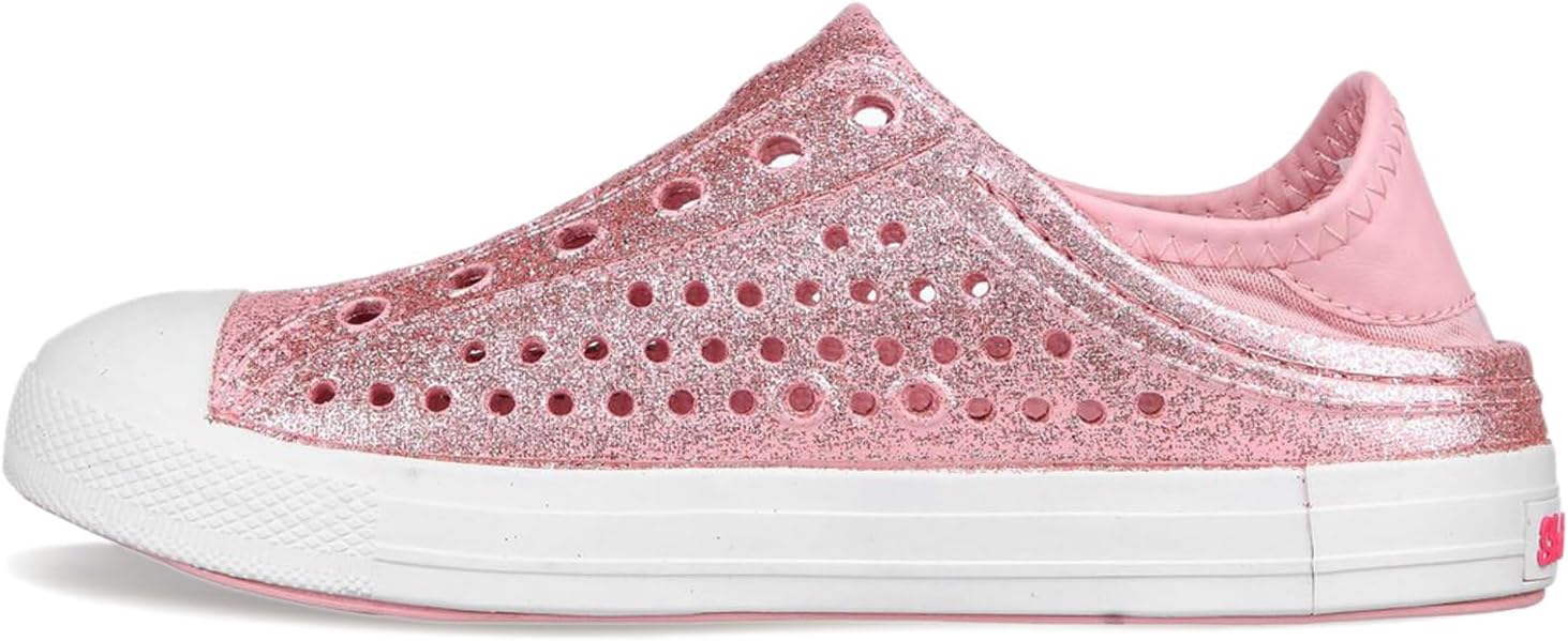 Skechers Baby Girl's Foamies - Guzman Steps Glitter Mist 308005N (Toddler) Pink 10 Toddler M