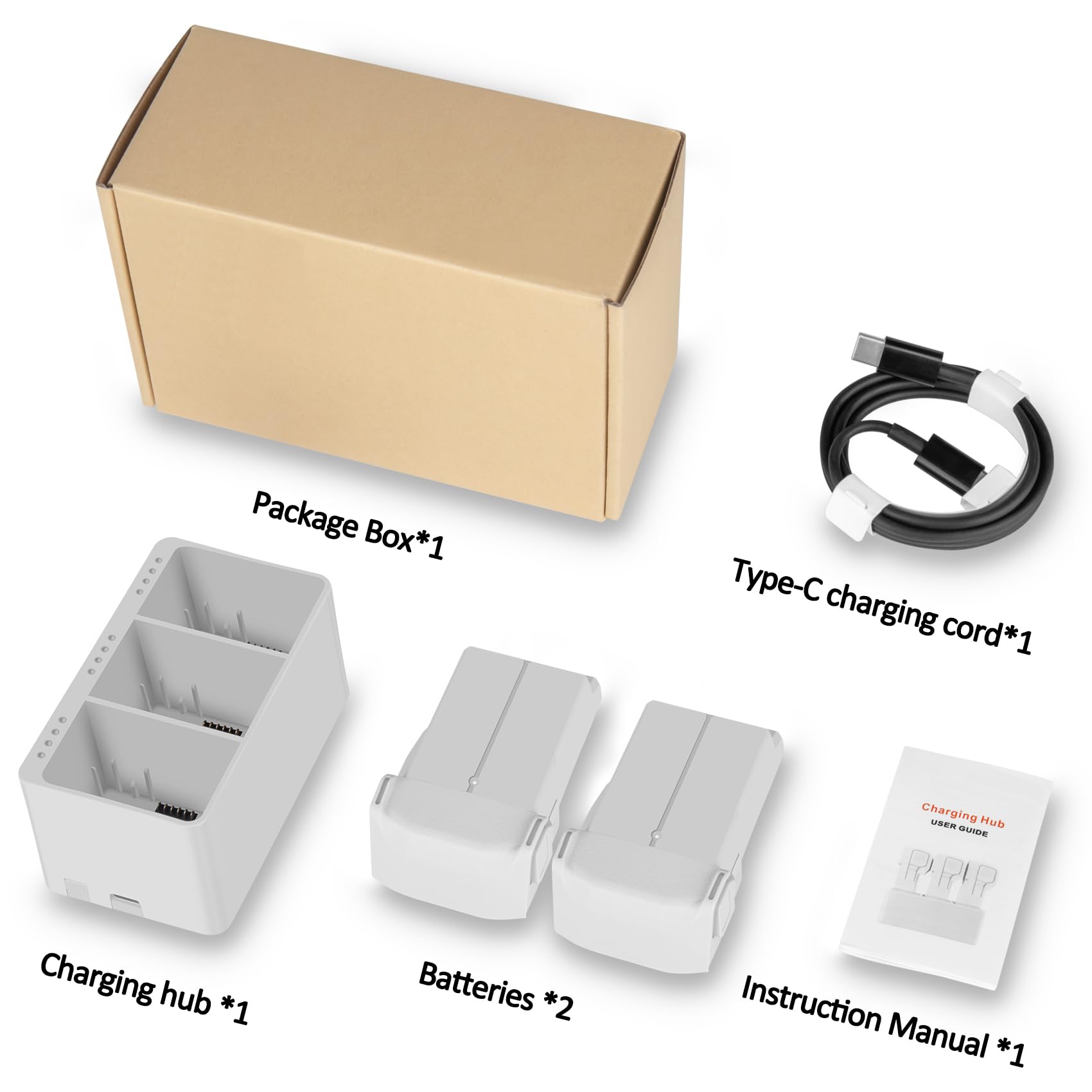 COOLSHOW Mini 4 Pro/Mini3 Serie Intelligente Flugbatterie 2 Stück 3850mAh Bietet 47 Minuten maximale Flugzeit und Multifunktionale Zwei-Wege-Dreifach-Ladestation Kompatibel mit DJI Mini 4/3/3 Pro Plus
