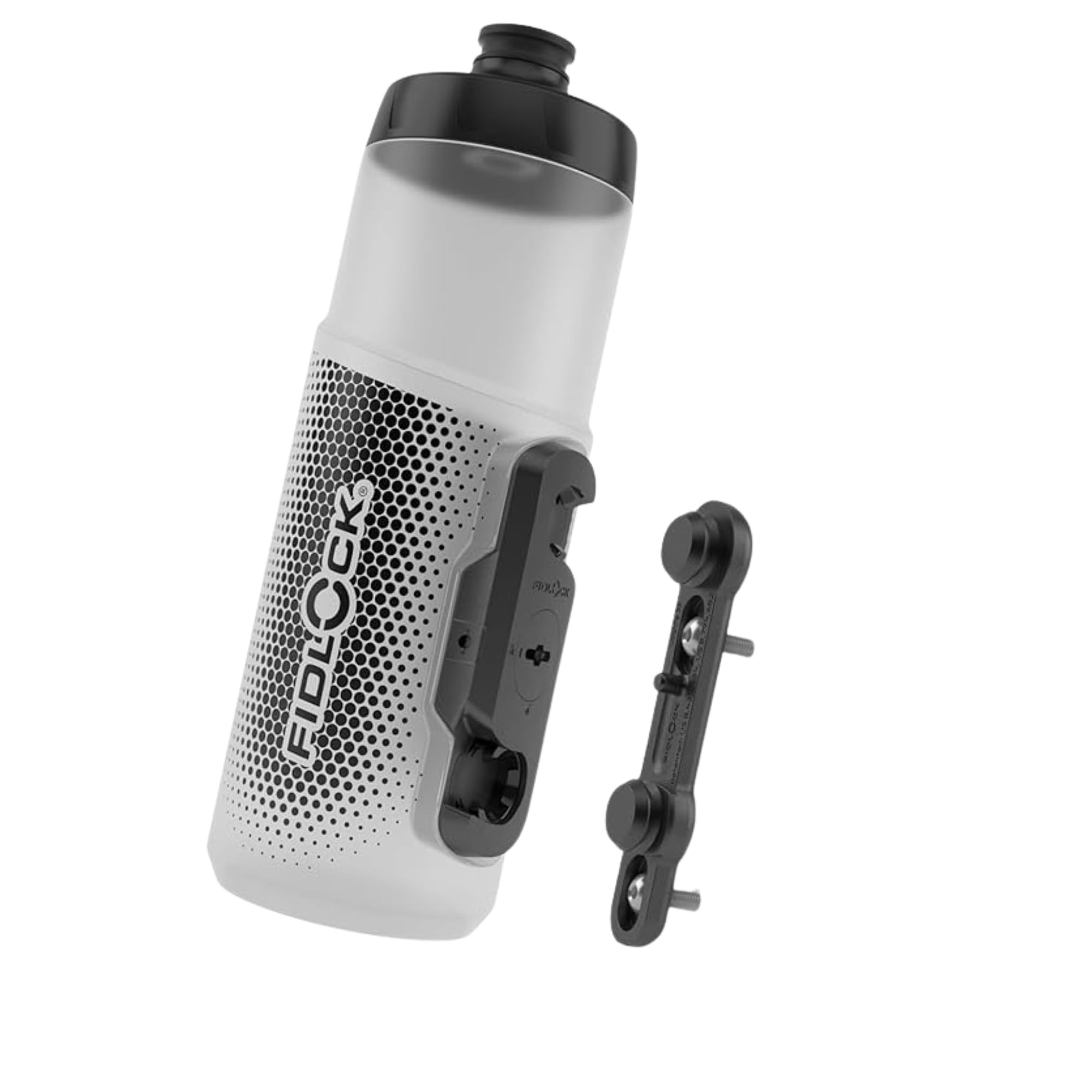 Fidlock Trinkflasche & Halterung Twist bike base, 600 ml, transparent, 09669