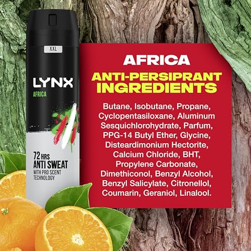 Lynx Limited Edition FIFA Africa XL Anti-Perspirant Aerosol men's deodorant spray with a squeezed mandarin & sandalwood fragrance for 72h protection with our anti-white marks & stains formula 250 ml - Image 5
