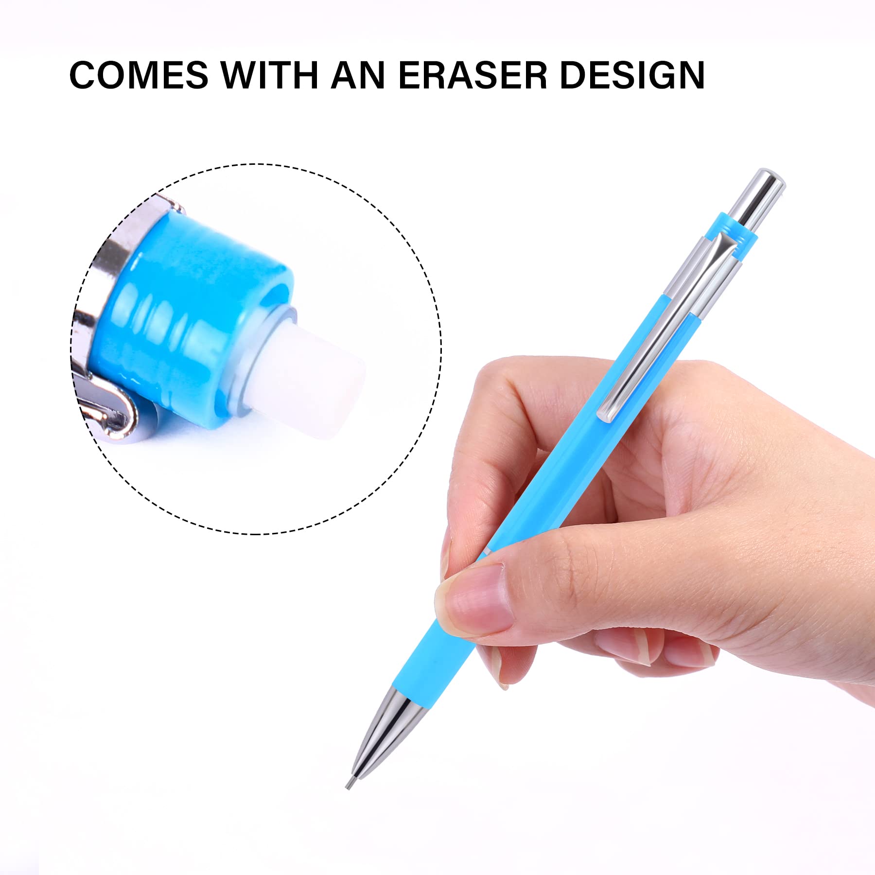 Amazon.co.jp: シャープペンシル2本セット 0.5mm 2本のチューブ2B芯