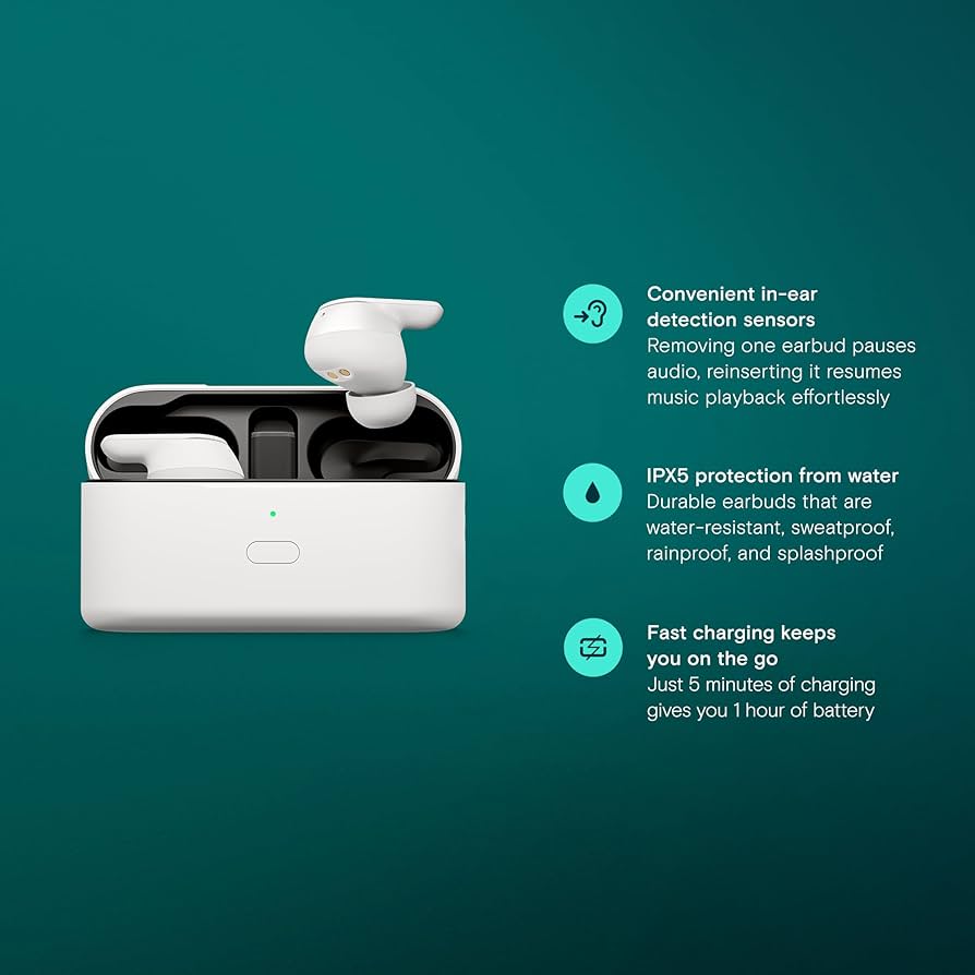 Amazon.co.jp: EPOS ADAPT E1 True Wireless Earbuds White