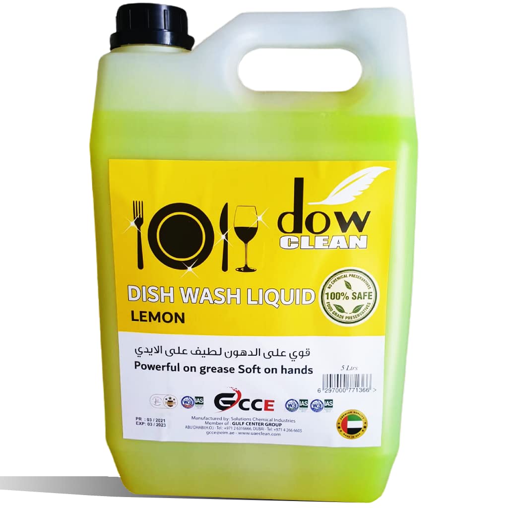 Dish Washing Liquid, Lemon - 5LTR
