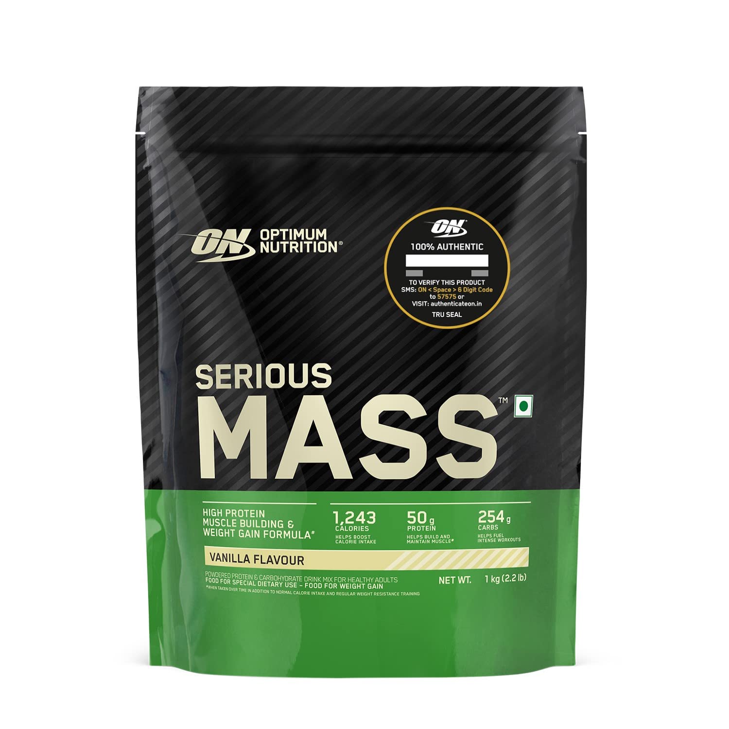 OPTIMUM NUTRITION (ON) Serious Mass Gainer powder (Veg) - Pack of 5 kg (Chocolate), Vitamins & Minerals, High Protein High Calorie Weight Gainer with 3gm Creatine — Amazon image 16