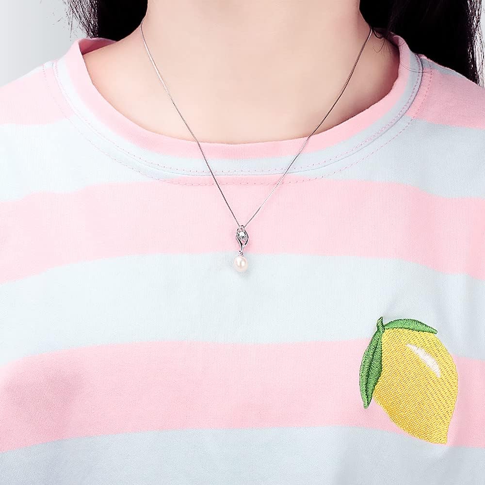 Sterling Silver Simple Zircon Bail Pin Pendant Fitting for Pearl Jewelry, Design Pendant Mount for Women DIY Jewelry Making - Image 5