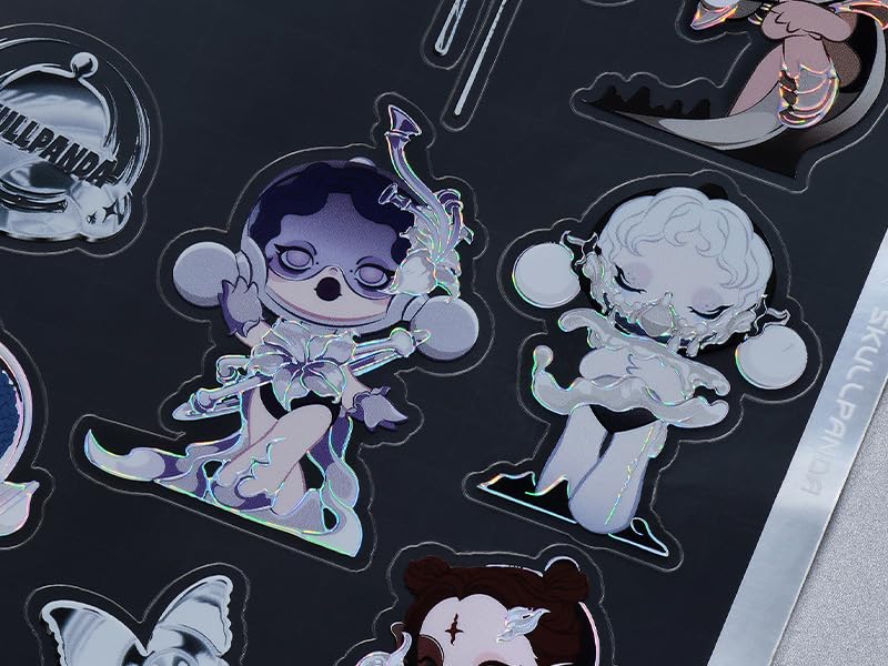 Amazon.co.jp: POP MART SKULLPANDA The Sound Series-Stickers