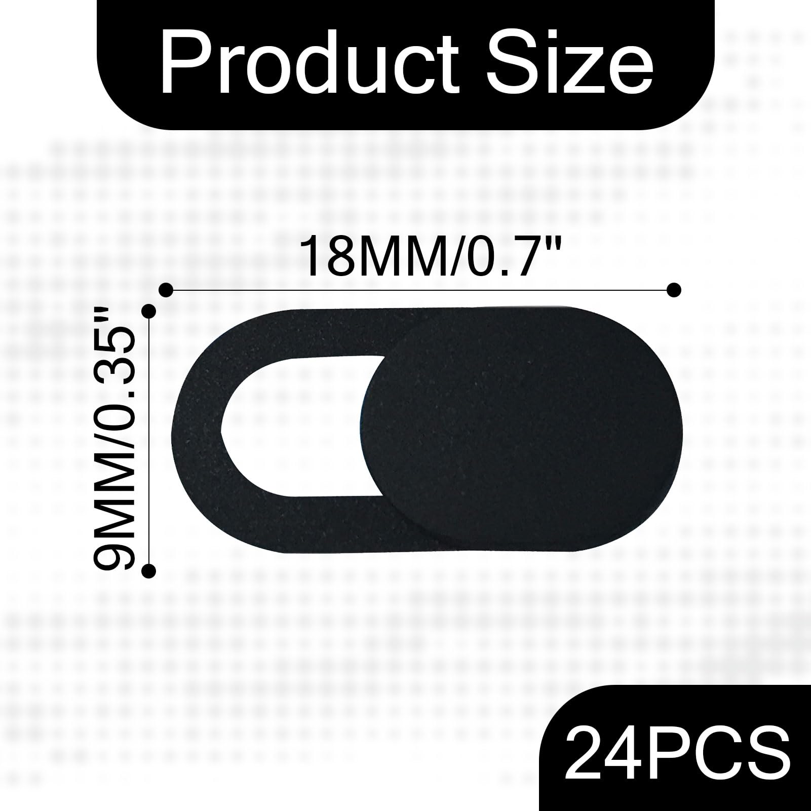 [24 Pezzi]Webcam Cover,Copri Webcam,Copri Webcam Pc Portatile, Copri Webcam Slider Copertura Webcam Ultra Sottile Camera Cover Per Laptop, Pc, Computer Portatile, Phone, Tablet, Smartphones, Noteboook