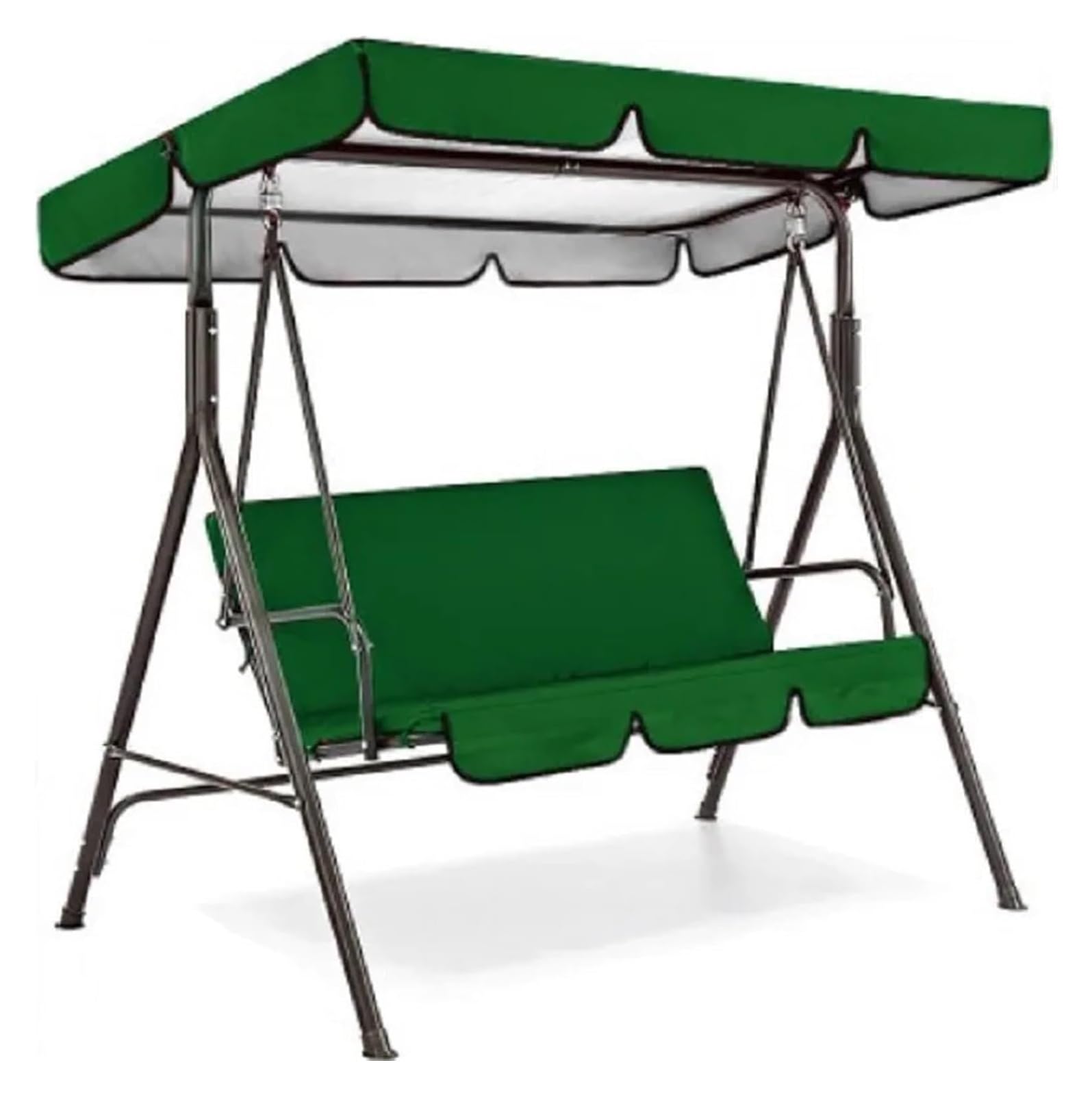 Funda para Asiento de Columpio de jardín, Reemplazo de toldo oscilante 3 Asientos, Multicolor