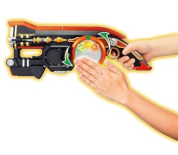 値下げ！！仮面ライダー鎧武　ベルト&ロックシード　火縄大橙DJ銃 鎧武の最強武器！】DX火縄大橙DJ銃 ｶﾁﾄﾞｷﾛｯｸｼｰﾄﾞ、無双ｾｲﾊﾞｰとも