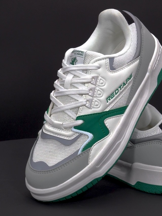 Yourelia　④ Buy Red Tape Men's Lifestyle Casual Shoes White/Green at Amazon.in
