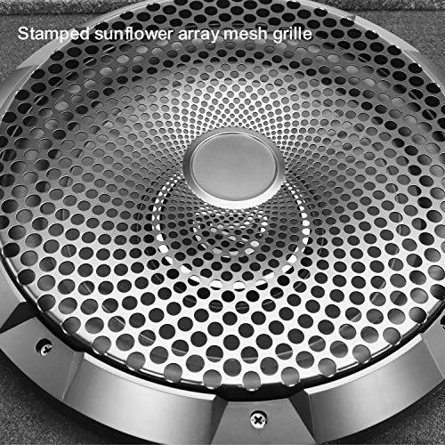RECOIL SG-10 10-Zoll(25 cm Subwoofer-Gitter aus schwarzem Stahlgeflecht mit hohem Hub (10 Zoll)