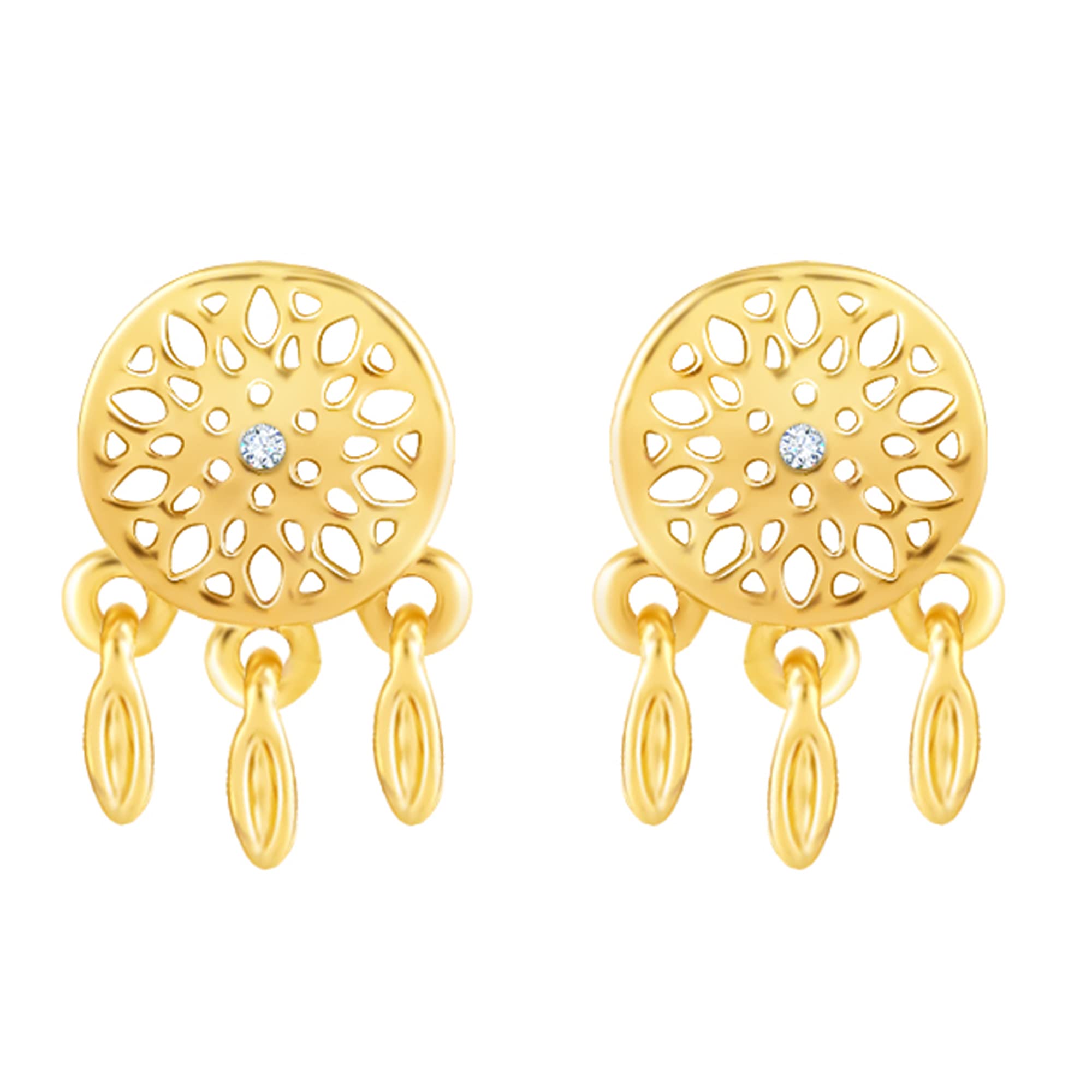 GIVA 925 Silver Golden Dreamcatcher Earrings | Drops to Gift Women & Girls | With Certificate of Authenticity and 925 Stamp | 6 Month Warranty* (B0BFWM8WF8) Amazon Price History, Amazon Price Tracker