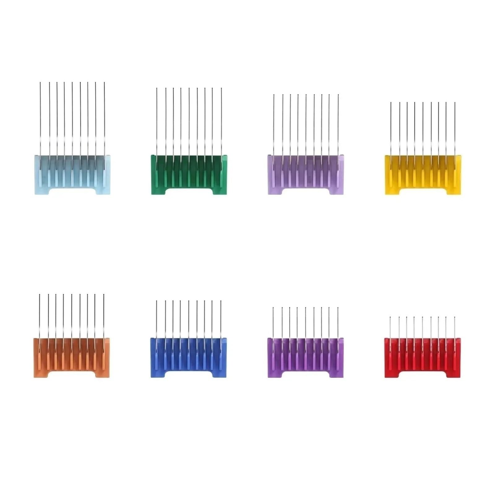 Pettine guida in acciaio inossidabile da 8 pezzi, compatibile con WAHL(8pcs set)