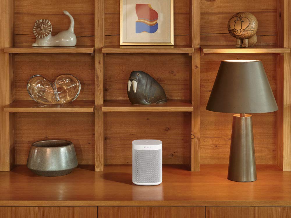 Sonos One SL - Altavoz Inteligente, Compacto y Potente, con Control táctil y conectividad con AirPlay2, Color Blanco