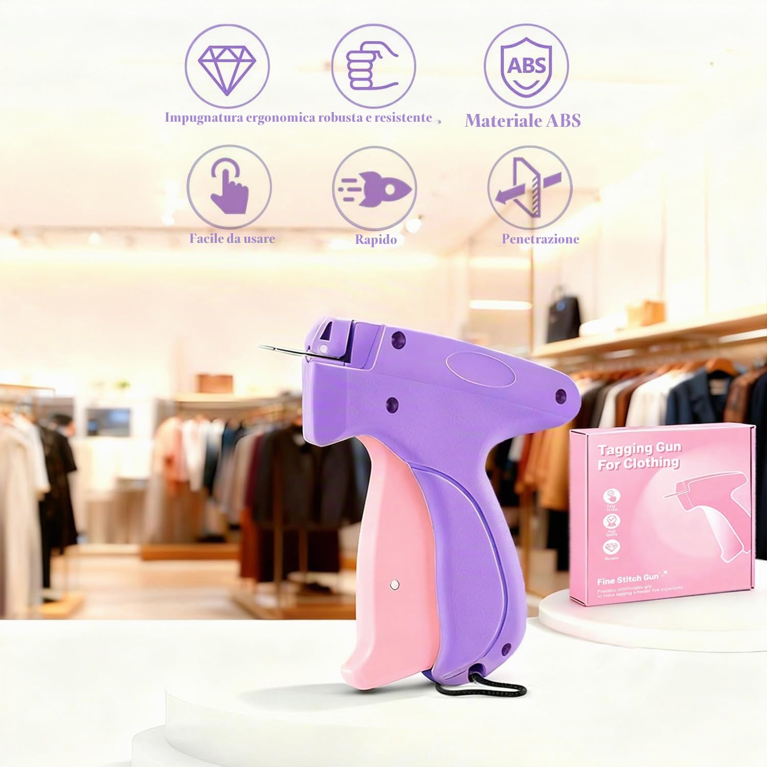 Stitchy Pistola da Cucito Stitchy Quick Fixer Macchina da Cucire a Pistola Portatile per Tessuti