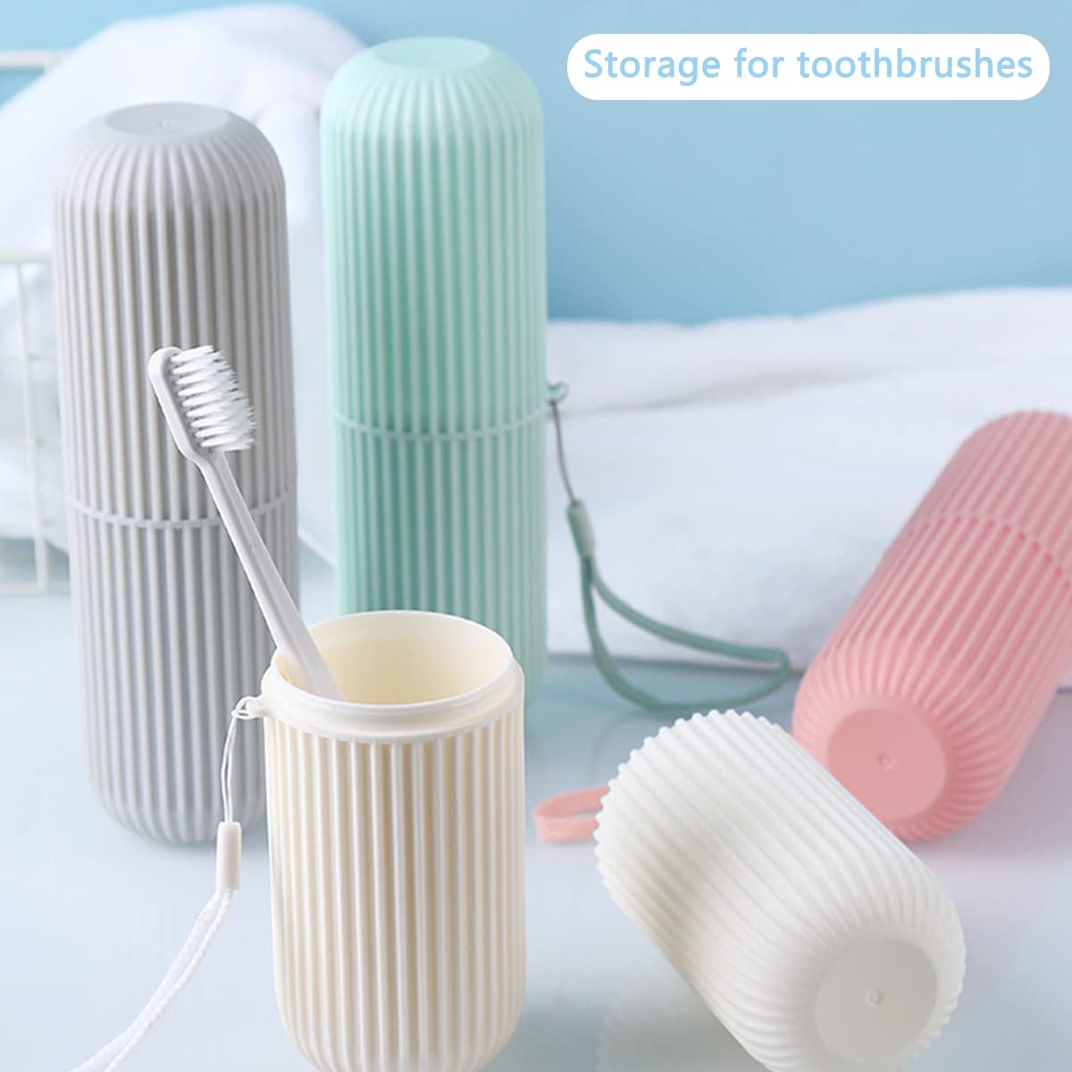 Étui Mural De Protection Pour Brosse à Dents BEZOX - Pour Voyage, Camping, Salle De Bain