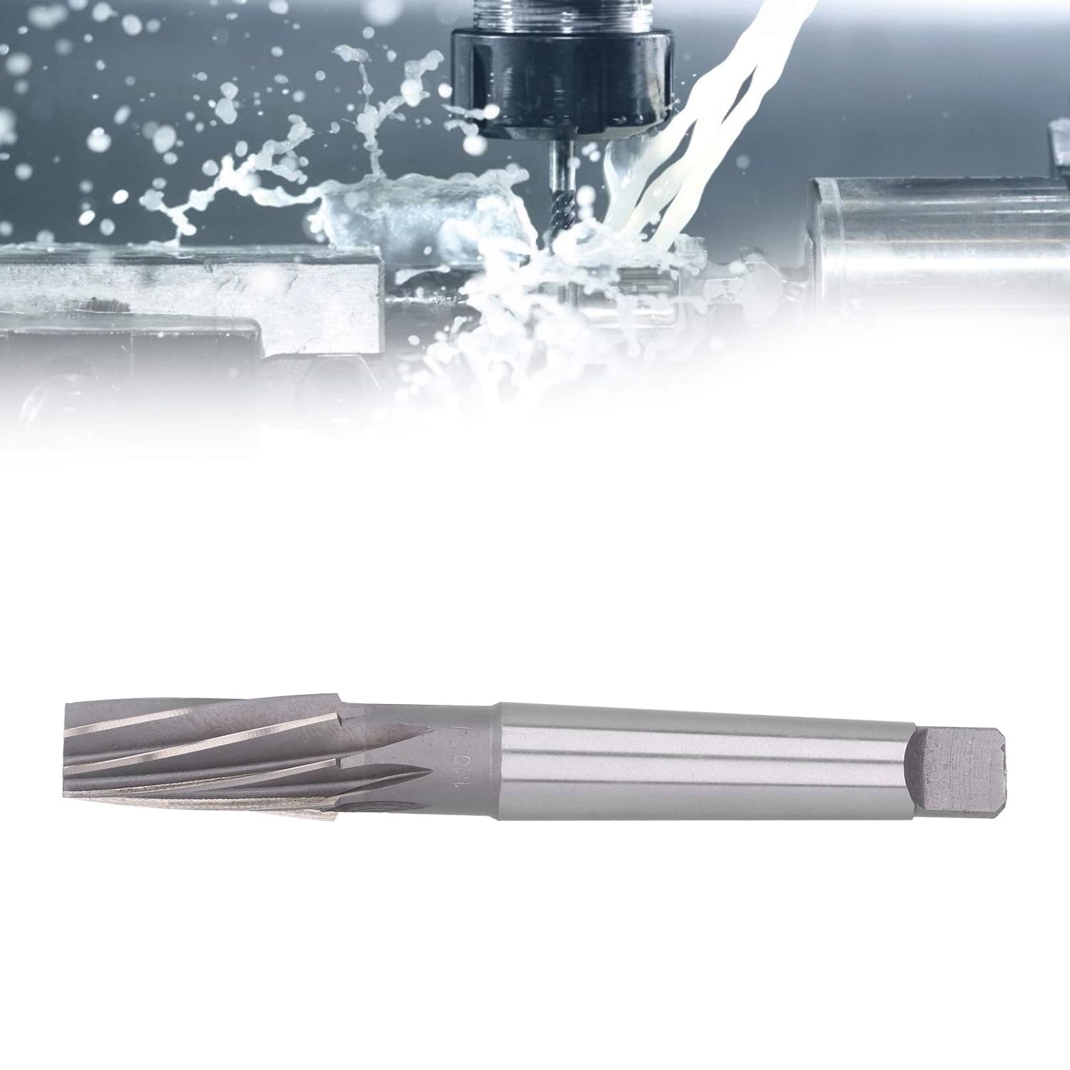 Tapered Reamer, Reamer Drill Bit, High Speed Steel Taper Shank Spiral 1 10 Machine Reamer