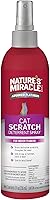 Nature's Miracle Advanced Platinum Cat Scratch Deterrent Spray 8oz - Stops Destructive Scratching on Furniture & Fabrics