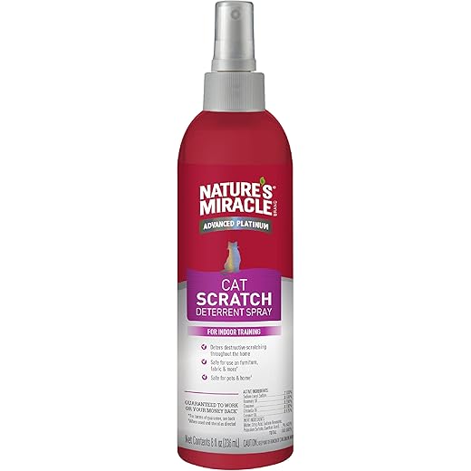 Natures Miracle Cat Scratch Deterrent Spray 236ml
