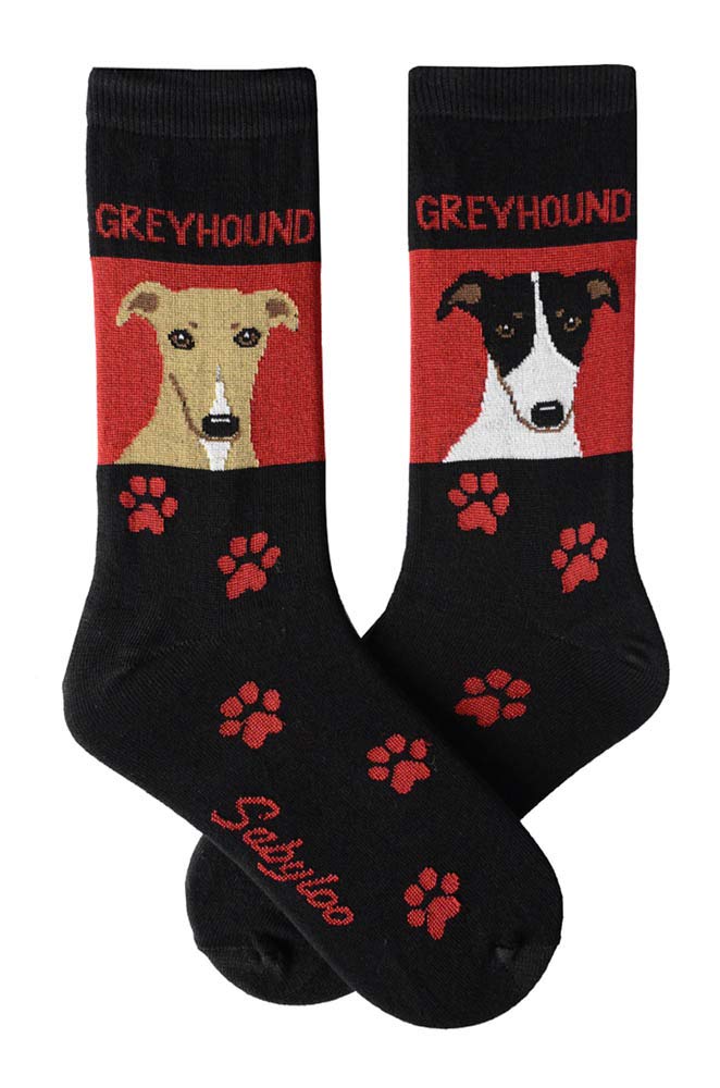 SoxeteerGreyhound Crew Socks Unisex
