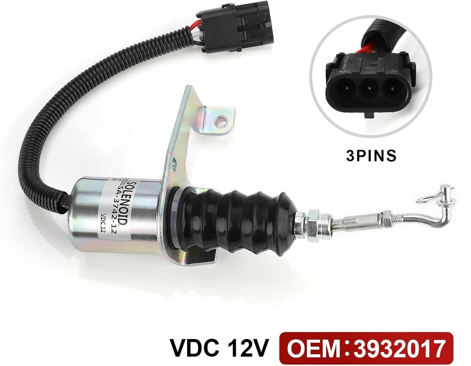 1pc Shutdown solenoid kits for 24 V 3974947, Z3900107 SA-3742-24, 1751ES(12V)