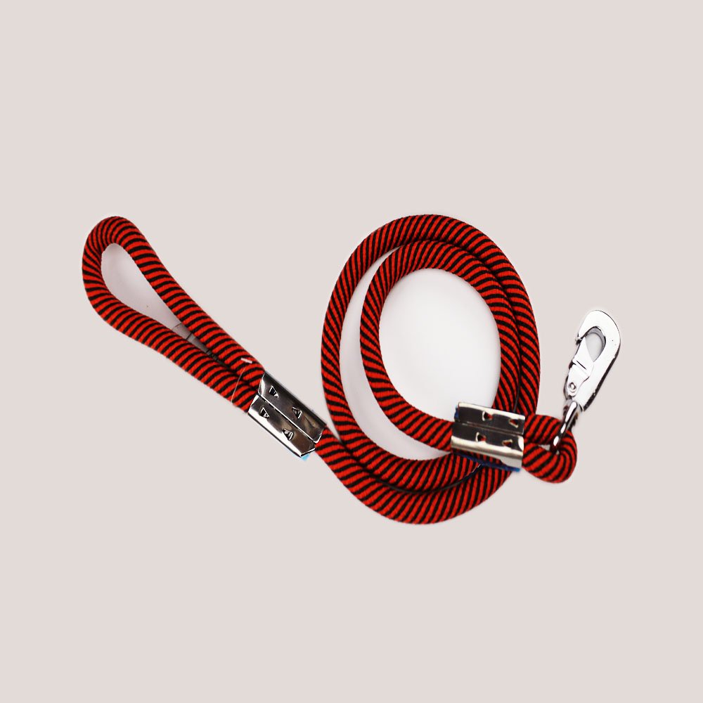 Premium Dog Leash Heavy-duty Durable Nylon Rope for Training and Walking Sturdy Metal Hasp for Small Medium Large dog Blue Red Black Brown 4 Feet Length (Red)