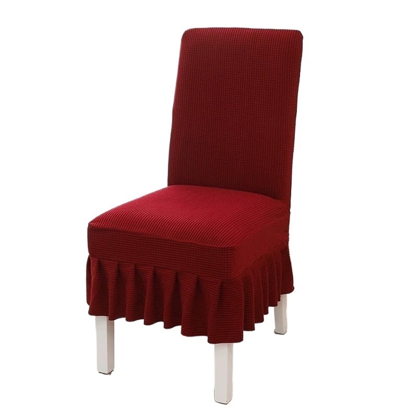 ECPGPMDLDT Chair Covers Stretch Kitchen Dining Room Chair Covers Removable Washable for Hotels Wedding Banquets Conferences(A,8pcs)