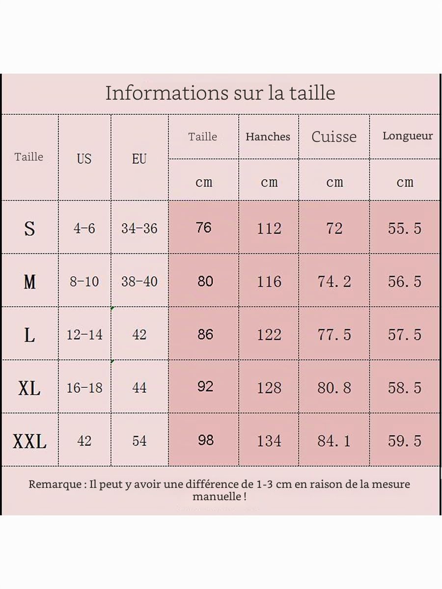 Bermuda ample en jean longueur genou pour femme - Taille basse - Jambe large - Avec poches - Jorts décontractés