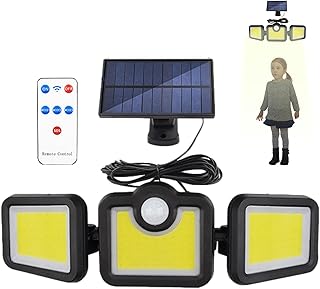 Solar Moving Lights Outdoor Waterproof | Motion Sensor Outdoor Lights LED,Long Battery Life Wireless Motion Sensor Security Lights for Garden Yard Generic