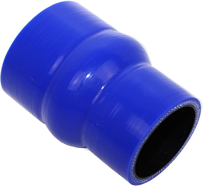 Mangote redutor de silicone reforçado TMKOOL 4 lonas para alta temperatura 5,08–5,72 cm – Azul, 10,16 cm