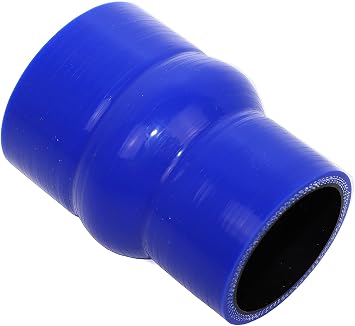 Universal TMKOOL 4" Length 4-Ply Reinforced High Temperature 2"-2.75" ID Straight Reducer Silicone Coupler Hump Hose BLUE, 2"-2.75"