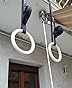 Set Di Anelli Da Ginnastica Per Bambini Con Cinghie Regolabili: Attrezzatura Professionale Per Trazioni E Palestra A Casa (Blu, Portata 250kg)