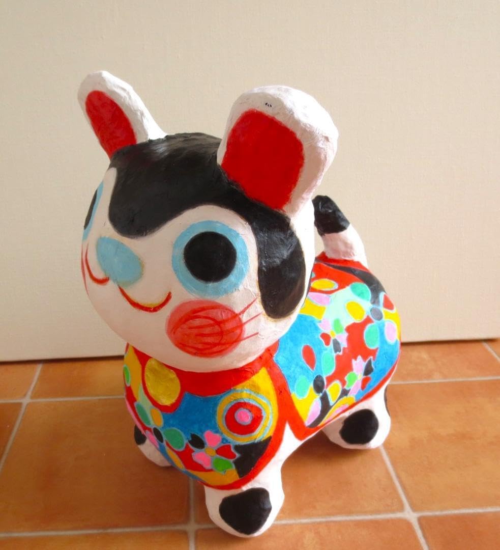 張り子人形 犬の張り子 大型天人海人作 郷土玩具 犬の張り子 【 張り子人形 犬の張り子 大型天人海人作 郷土玩具 犬の張り子 【